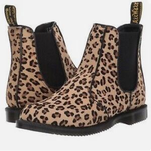 NWOT/NWB Dr. Martens Hair/On Leopard Chelsea Boot